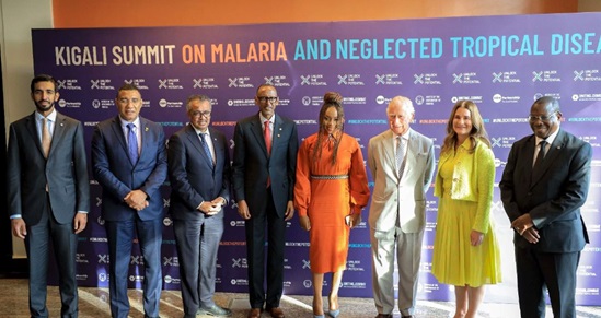 Dr Tedros and global leaders, Kigali Summit