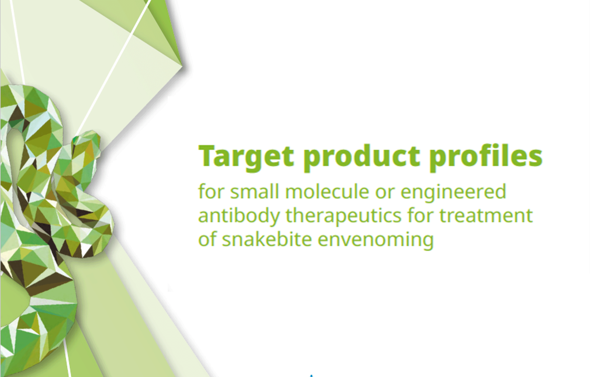 Thumbnail cover for Target product profiles for small molecule or engineered antibody therapeutics for treatment of snakebite envenoming