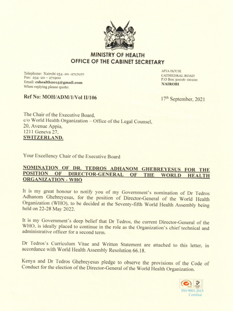 Proposals from Kenya